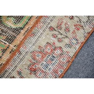 พรมวินเทจ ขนาด 2.3x8.4 ฟุต (70x255 ซม.) ลายสัตว์สีน้ำตาล พรมตุรกี - Product Image 5