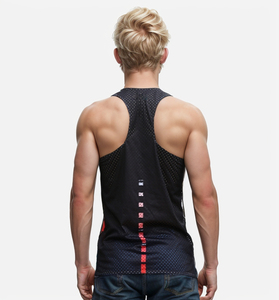 Débardeurs sans couture imprimés sur mesure: fins, respirants, à séchage rapide pour les sports, le fitness, la gym, l'entraînement et la course de marathon pour hommes - Product Image 2