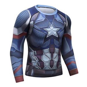 Vêtements de sport pour hommes, combinaison de Compression, combinaison de gymnastique personnalisée, élastique, respirant, combinaison d'entraînement et de Fitness - Product Image 6
