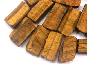 28-30 MM cristal oeil de tigre taillé à la main pierre précieuse jaune naturelle non polie 5 pièces confiance stimulant les pierres précieuses en vrac - Product Image 3