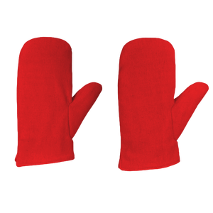 Gants de four en cuir de vachette résistant à la chaleur respirant confortable Anti-Smash longue manchette isolée au froid pour la cuisine cuisson cuisson - Product Image 6