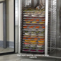 20-laags rotatiedroger commerciële voedseldroger fruit- en groentedroger industriële uien droogkast