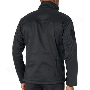 Outdoor Work Wear Uniform Softshell Windproof Windbreaker <b>Fleece</b> <b>Lined</b> Polyester Soft Shell <b>Jacket</b> for Men - Product Image 2