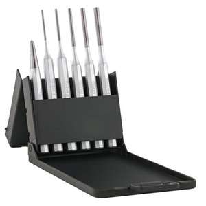 Juego de 6 piezas de punzones y punzones de punta fina Stahlwille, surtido de cinceles y punzones - Product Image 1