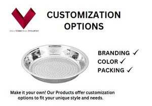 Passoire en acier inoxydable des grains aux liquides Souche avec force, tamis en acier inoxydable, tamis en acier pur Mesh Strain Master - Product Image 3