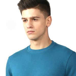 El mejor Material de las camisas de chándal para hombres 100% algodón OEM Directo de fábrica Tasa ajustable Diseño liso para la temporada de invierno Impresión digital - Product Image 5
