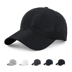 Gorras de béisbol deportivas transpirables de malla, gorras ajustables Unisex, gorras para correr de algodón con logotipo personalizado, OEM, ODM, venta al por mayor - Product Image 1