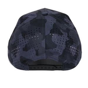 Casquettes de baseball de performance bicolores camouflage avec cordon perforé, style camouflage Indonésie, fabriquées en usine, chapeaux de golf, patch en caoutchouc imperméable KA - Product Image 4