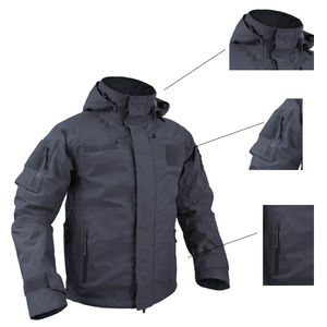 Chaqueta Acolchada con Capucha, Unisex, Cortavientos, de Lona, Informal, Sólida, con Logotipo Personalizado, Ropa de Trabajo, Precio de Fábrica para Invierno - Product Image 6