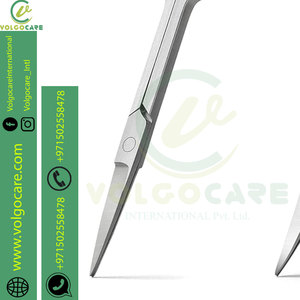 Tijeras de manicura para cutícula de uñas y pelo de nariz redondeada curvada de calidad 2025, Kit de tijeras para hombres, excelente juego de herramientas de pedicura, tijeras de 2 piezas - Product Image 4