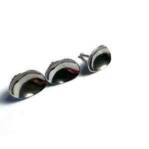 Paire de protège-yeux en acier inoxydable très vendus avec verres résistants aux produits chimiques, protection laser personnalisée pour usage médical - Product Image 1