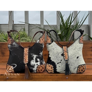 OEM High Quality Customizable Hand Tooled <b>Leather</b> New Design Shoulder <b>Bag</b> Durable Genuine Cowhide <b>Leather</b> <b>Hobo</b> <b>Bag</b> for Women's - Product Image 1