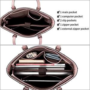 Sac fourre-tout couleur rose Vintage-sacs à main en cuir épaule-sac fourre-tout en cuir de travail/sac fourre-tout à bas prix de haute qualité - Product Image 5