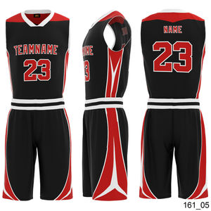 Maillot de basket-ball brodé de couleur personnalisée dernière conception de votre propre short de basket-ball pour hommes uniformes de basket-ball européens - Product Image 2