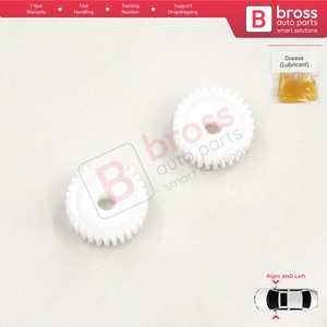 BGE590-1 Juego de 2 piezas de engranajes de reparación de motor de plegado de espejo lateral eléctrico de 30 dientes para i30 i20 i10 - Product Image 2