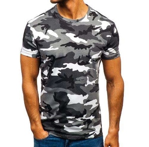 Camiseta de Hombre Sublimada Personalizada, Tejido Suave y Transpirable, Alta Calidad, Venta al por Mayor de Fábrica, Impresión Personalizada, OEM, ODM, Ropa Casual Elegante - Product Image 1