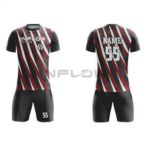 Maillot de football d'équipe personnalisé pas cher, dernier modèle de maillot de football, designs de maillots de football, approvisionnement OEM, nouveau maillot de football uniforme - Product Image 4