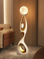 HJ HOME Hôtel Nordique Salon Coin Résine Sculpture Lampadaire Art Minimaliste Moderne Décoration Lampadaire Led Debout