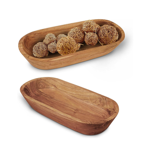 Bol à pâte en bois pour et décoration de la maison bols en bois naturel bougies parfumées pour la décoration de noël - Product Image 5