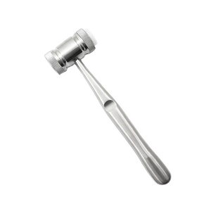 Procédures orthopédiques et dentaires Marteau à maillet chirurgical double face avec tête en nylon remplaçable en acier inoxydable - Product Image 4