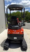 ENVÍO GRATUITO Miniexcavadora KUBOTA U17 de 16.1 HP, con cabina abierta, diésel, 2 cucharones adicionales, aprobada por EPA y CE, sistema hidráulico auxiliar, 2 velocidades, PLC.