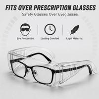 Lunettes de sécurité anti-buée transparentes directes d'usine Protection des yeux de protection personnelle