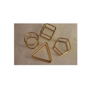 Design élégant anneau de serviette en métal doré martelé pour la cuisine restaurant décor de mariage maison hôtel bureau vaisselle en vrac - Product Image 6