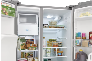 ตู้เย็นเชิงพาณิชย์ Frigid-Aire คุณภาพดีที่สุด ทนทานต่อรอยนิ้วมือ ขนาดมาตรฐาน ความลึก 36 นิ้ว พร้อมเครื่องทำน้ำแข็งและน้ำเย็นสำหรับโรงแรม - Product Image 6