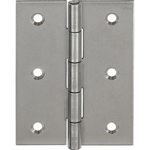 VORMANN 10502 Hinge 80mm Height 58mm Width 1.5mm Thickness Rolled Stainless Steel Half-Width <b>Shelf</b> Grip Liners Pack of 20 - Product Image 1