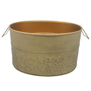 Awesome Design Set of 2 Metal Oval Planter Copper <b>Antique</b> Planter Pots Usage <b>For</b> Home And <b>Garden</b> Decoration handmade - Product Image 5