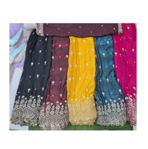 Nouvelles perles de travail manuel mises à jour importées avec séquence Fendy soie tissu Textile matière première tissu pour femmes chiffons - Product Image 1