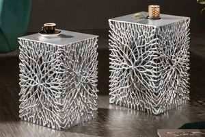 Modern Home Furniture Metal Side <b>Tables</b> Glass Top Powder Coated Finish Custom Size Available for Living Room Home Office Decor - Product Image 2