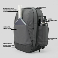Sac à dos multi-poches pour activités de plein air, imperméable, décontracté, pour le pickleball, sac de pickleball, sac personnalisé pour raquettes de tennis