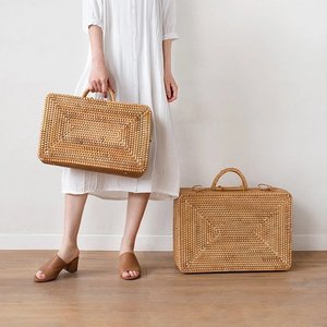 Maletas de Bambú, Nuevo Diseño, Maleta de Ratán Hecha a Mano, Maletín Económico, Bolsa de Viaje de Vietnam - Product Image 6
