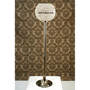 Nuevo portavelas de copa de cristal de Metal decorativo, centro de mesa, Color plateado para decoración de fiestas de boda - Product Image 1