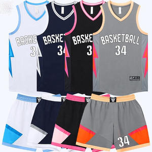 Vente en gros de maillots de basketball de haute qualité vêtements d'entraînement uniformes de basketball réversibles respirants personnalisés pour adultes et jeunes - Product Image 5