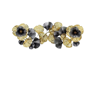 งานตกแต่งผนังลายใบไม้โลหะคุณภาพดี ดีไซน์อาร์ตเดโค สำหรับปลูกต้นไม้ ตกแต่งห้องนั่งเล่น ห้องนอน ห้องทำงาน ราคาขายส่ง ของตกแต่งบ้าน - Product Image 5