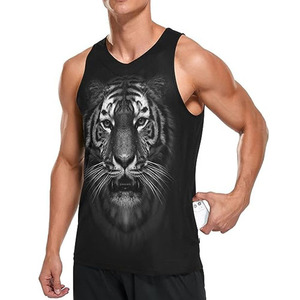 Meilleure vente Oem Service Design hommes respirant grande taille hommes débardeurs du Pakistan vêtements de sport débardeur hommes - Product Image 4
