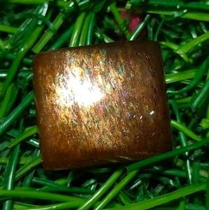 พลอยซันสโตนสีรุ้งธรรมชาติทรงบาแก็ตต์สำหรับทำเครื่องประดับจากอินเดีย - Product Image 3