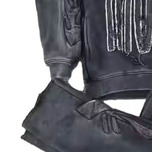 Chándal de invierno para hombre con logotipo personalizado, lavado con ácido, bordado de socorro Vintage, respetuoso con el medio ambiente, peso pesado, 500 GSM, cremallera Premium - Product Image 5