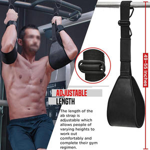 Sangles abdominales pour hommes et femmes, prix d'usine, haute résistance, entraînement de fitness, haute qualité, couleur personnalisée, meilleures sangles abdominales en néoprène pour la musculation - Product Image 6