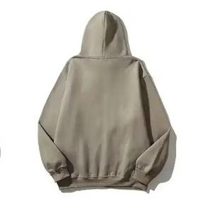 Nueva llegada Puff Print Hoodies Hombres Logotipo personalizado Impresión de alta calidad 100% Algodón Peso pesado Sweat Puff Printing Hoodie - Product Image 4