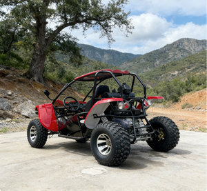 UTV Todoterreno Rojo 4x4 de 250cc+ con Motor de 4 Tiempos, Transmisión Manual, Alta Distancia al Suelo, LNA, Listo para Dunas, 300cc, Certificado EEC, para Carreras - Product Image 1