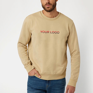 Sweat-shirt à capuche surdimensionné en éponge française 100% coton de grande taille sur mesure Sweat-shirt à col rond imprimé de haute qualité avec logo personnalisé pour hommes - Product Image 4