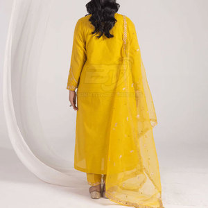 Traje Pakistaní de 3 Piezas con Diseño Personalizado Disponible, Conjunto de Vestido Tradicional para Mujer, Nueva Llegada - Product Image 4