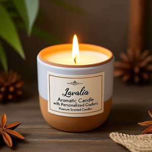 Candela Aromatica Lavolia con Gadget Personalizzati, Candele Profumate di Alta Qualità - Product Image 3