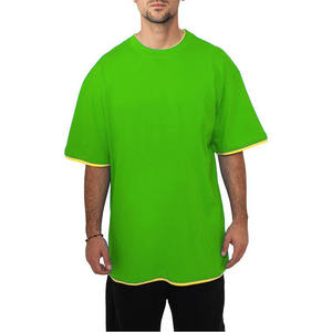 Respirant sec hommes chemise facile haute qualité OEM impression personnalisée plaine blanc Sublimation 100% Polyester usure parfaite - Product Image 1