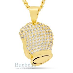 Collar de Buda despierto de plata de ley para hombres, cadena ostentosa de Hip Hop, ropa de calle de lujo, colgante de joyería de moda - Product Image 2