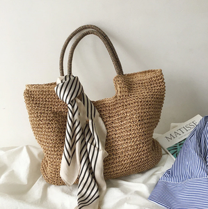 Sac en paille magnifiquement fait main, ÉLÉGANT ET SUBLIME, pour FILLES ET FEMMES, UTILISATION QUOTIDIENNE - Product Image 1
