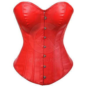 Moda Spandex poliéster corsé Top Clubwear traje corsé Color sólido transpirable mujeres Spandex poliéster corsé - Product Image 1